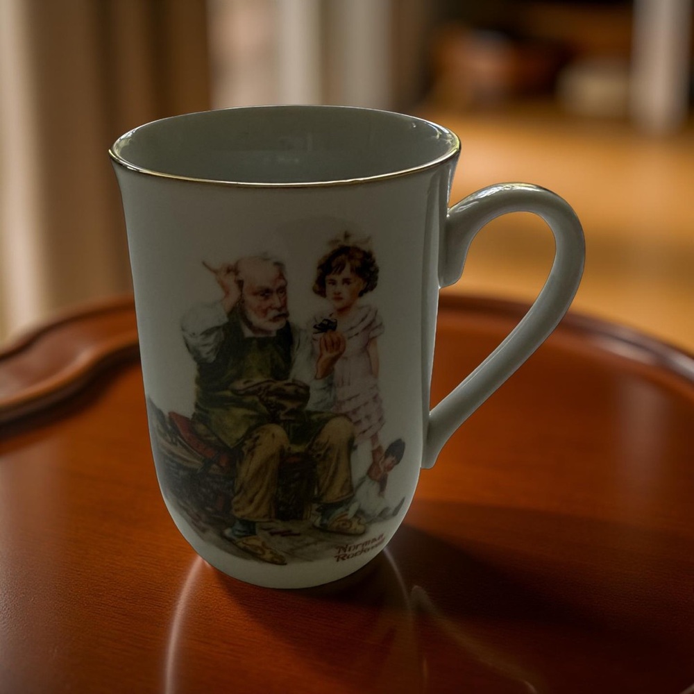 NORMAN ROCKWELL MUG - THE COBBLER